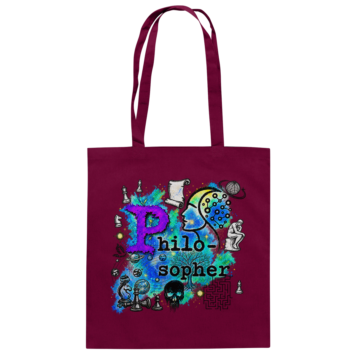 The Philosopher - Baumwolltasche