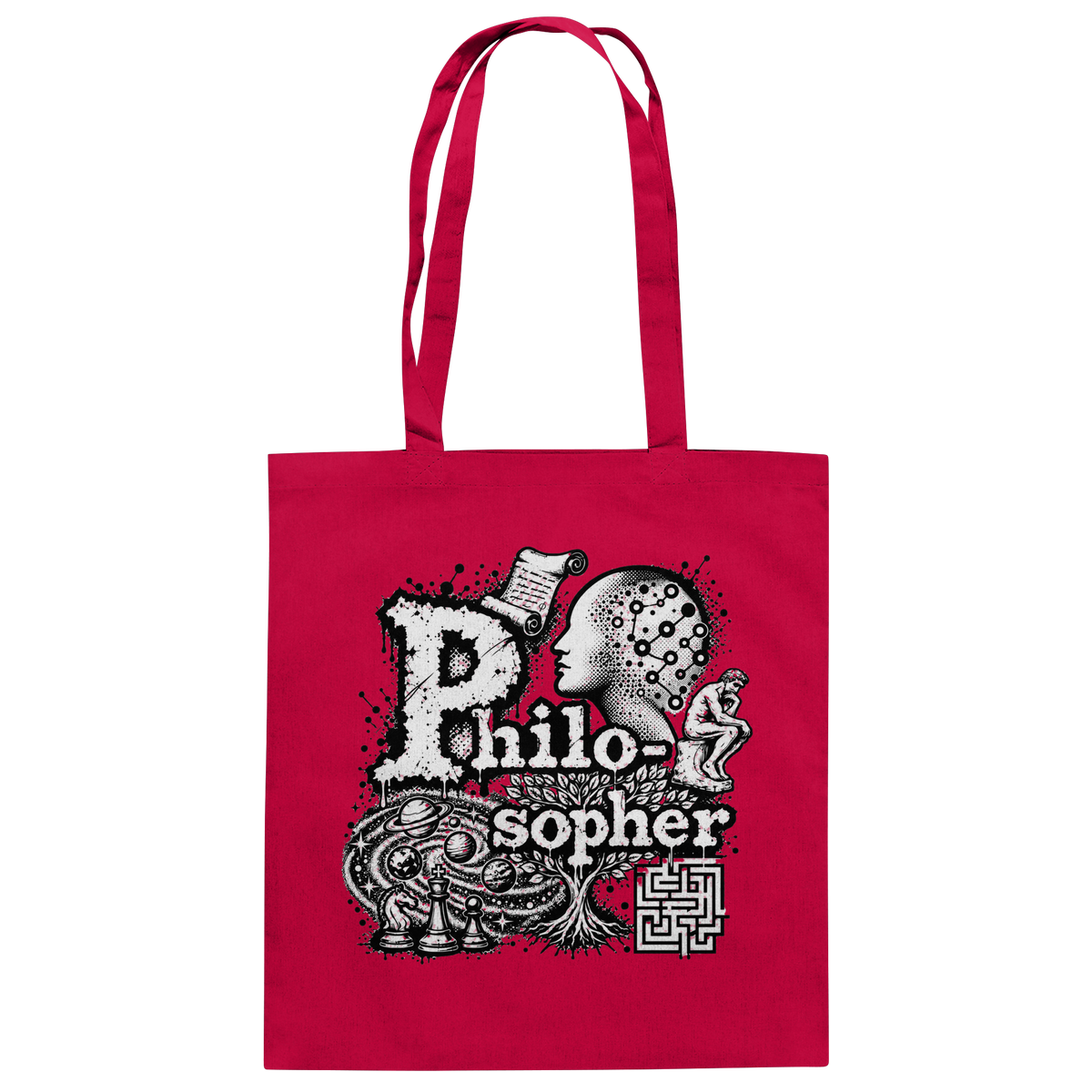 The Philosopher - Baumwolltasche