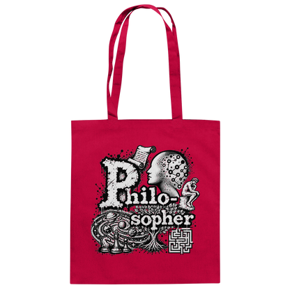The Philosopher - Baumwolltasche