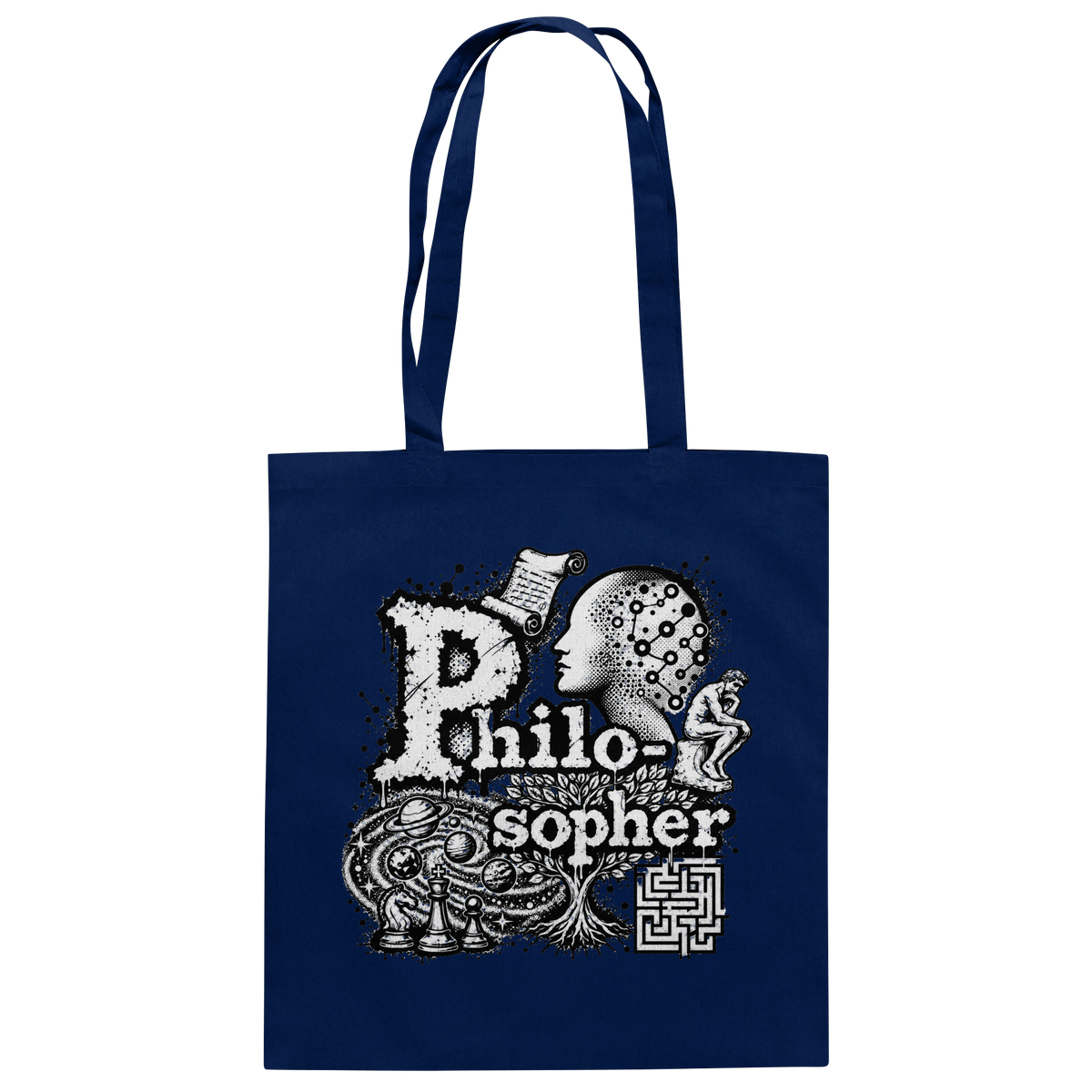 The Philosopher - Baumwolltasche
