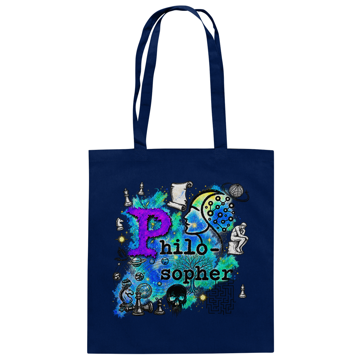 The Philosopher - Baumwolltasche