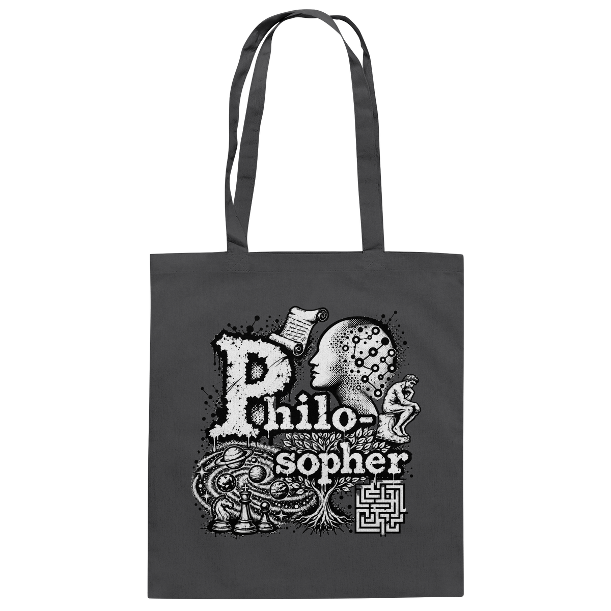The Philosopher - Baumwolltasche