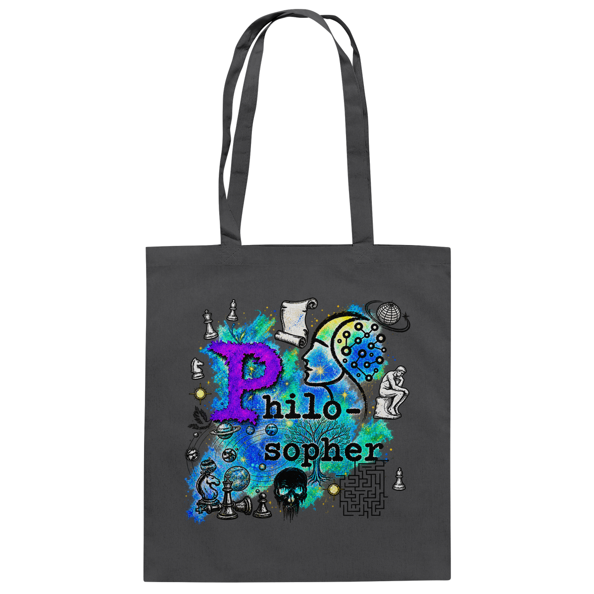 The Philosopher - Baumwolltasche