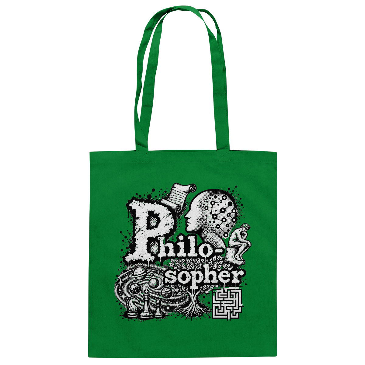 The Philosopher - Baumwolltasche