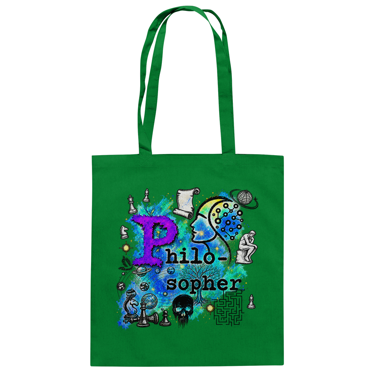 The Philosopher - Baumwolltasche