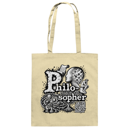 The Philosopher - Baumwolltasche