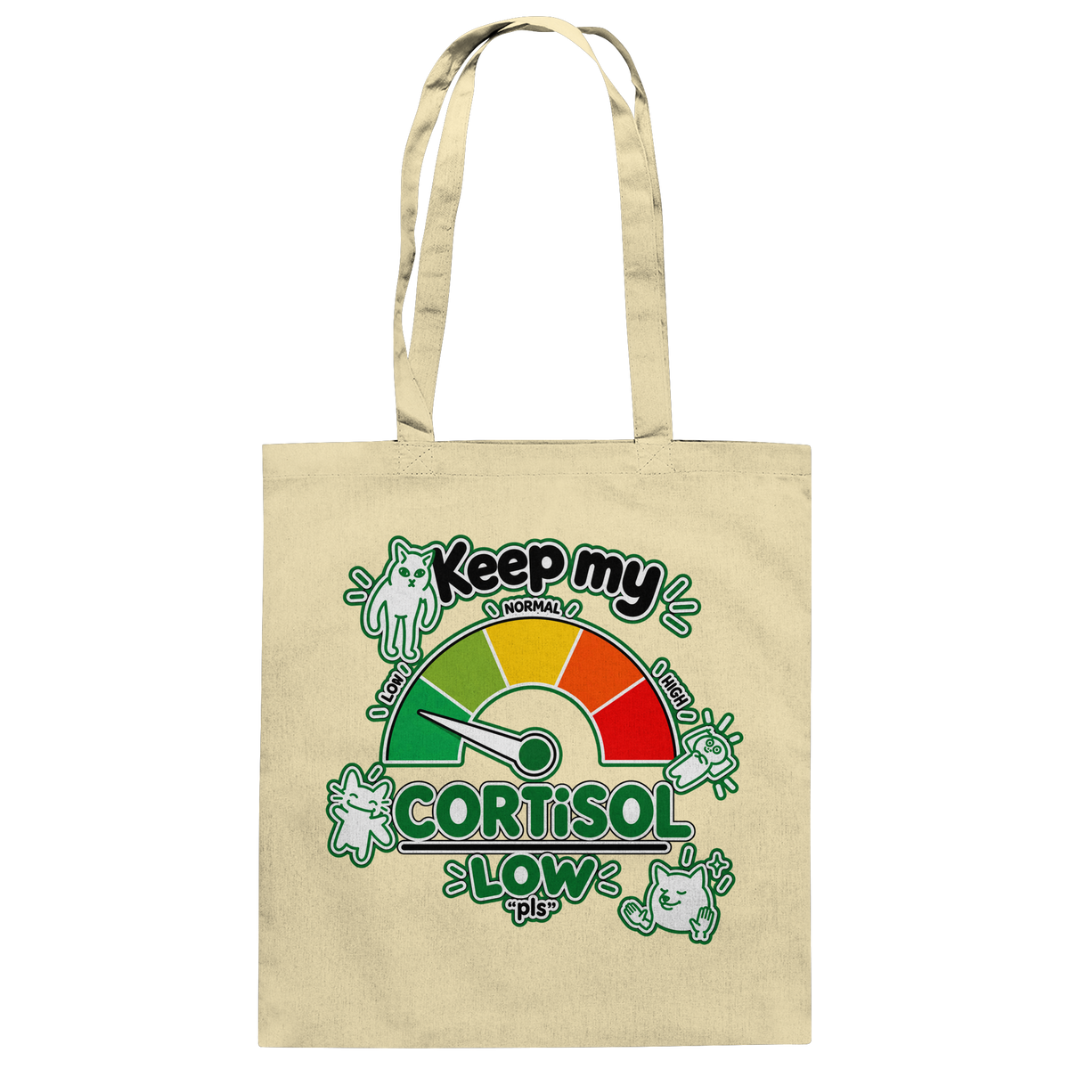 low CORTiSOL - Baumwolltasche