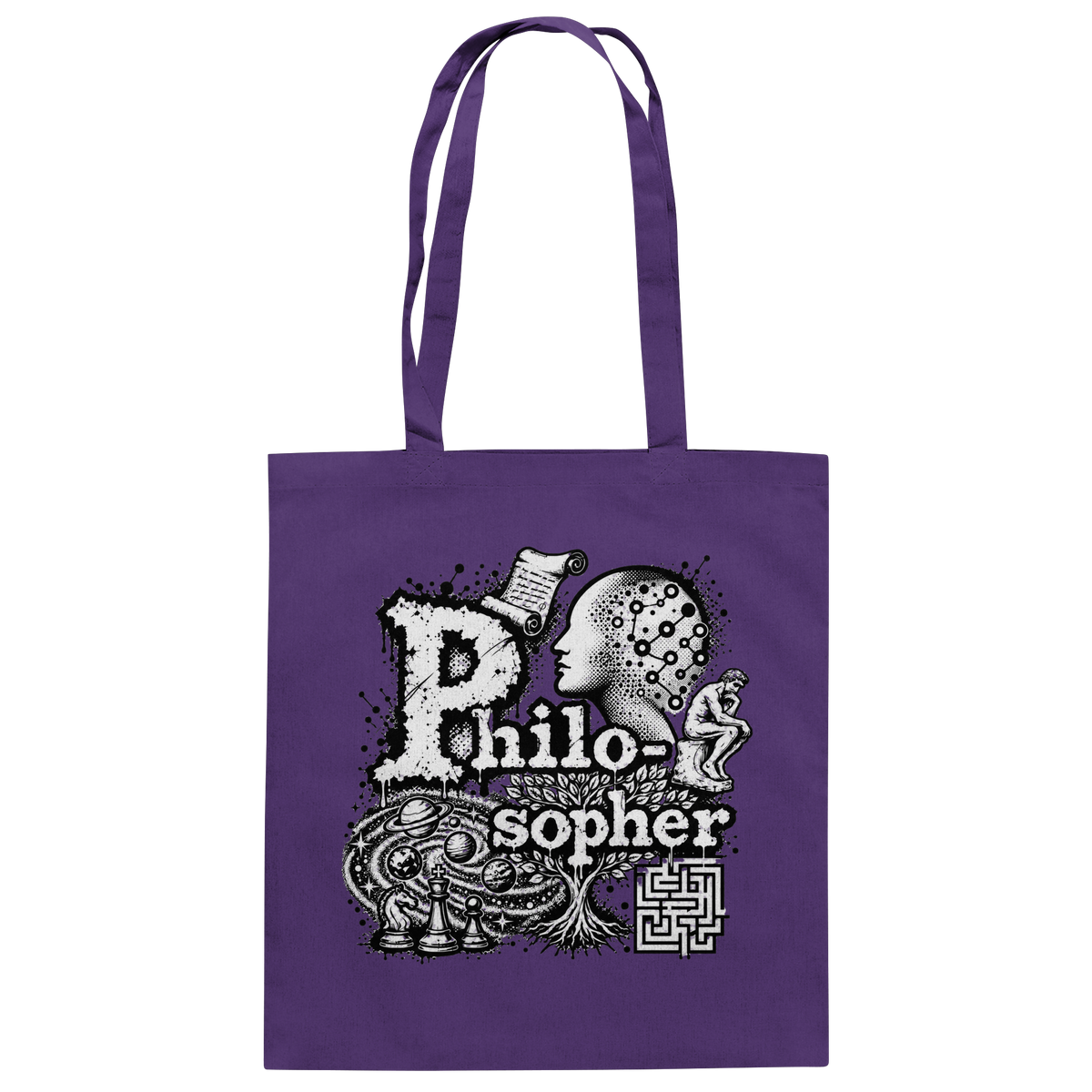 The Philosopher - Baumwolltasche
