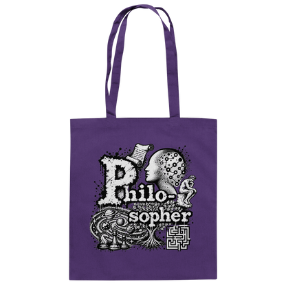 The Philosopher - Baumwolltasche