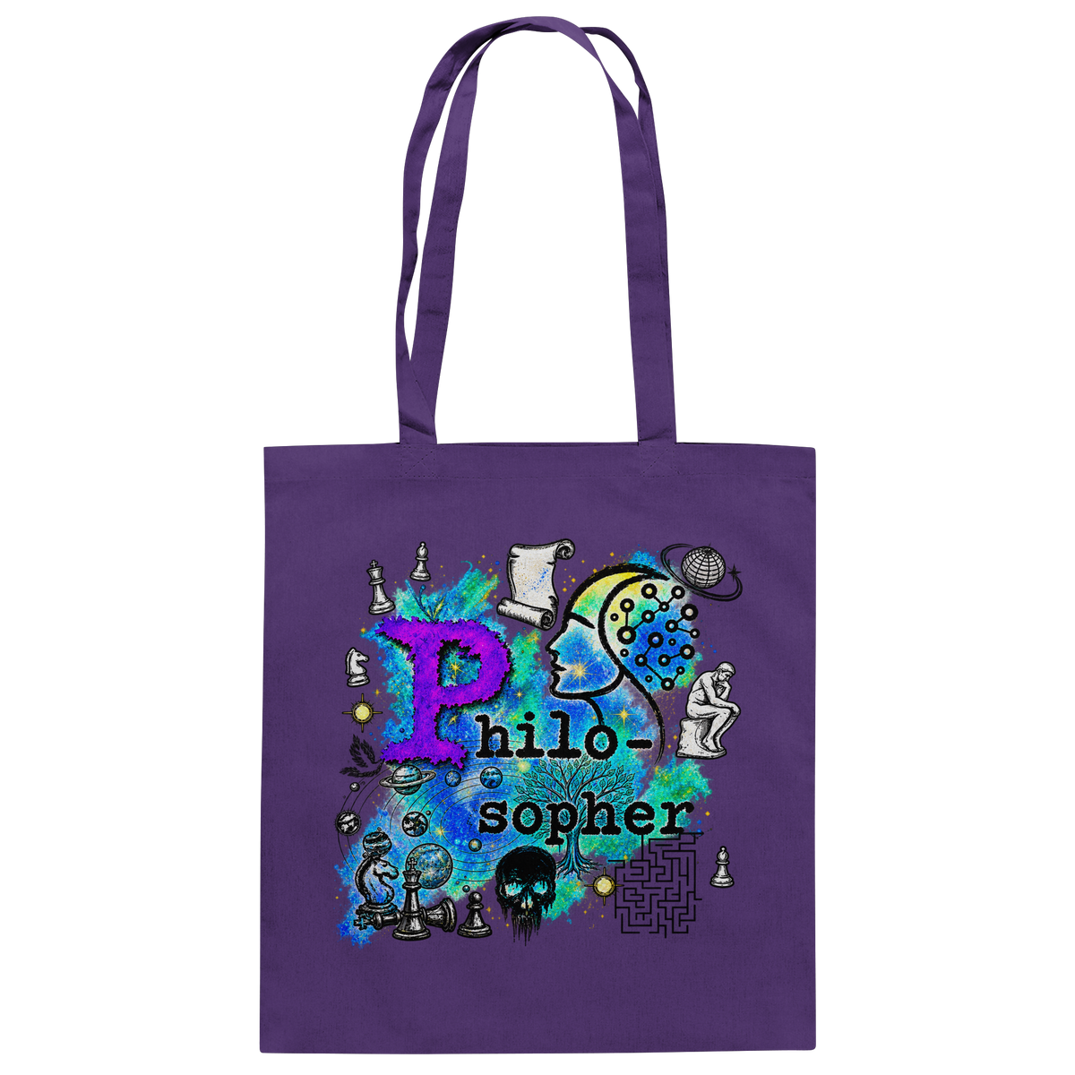 The Philosopher - Baumwolltasche