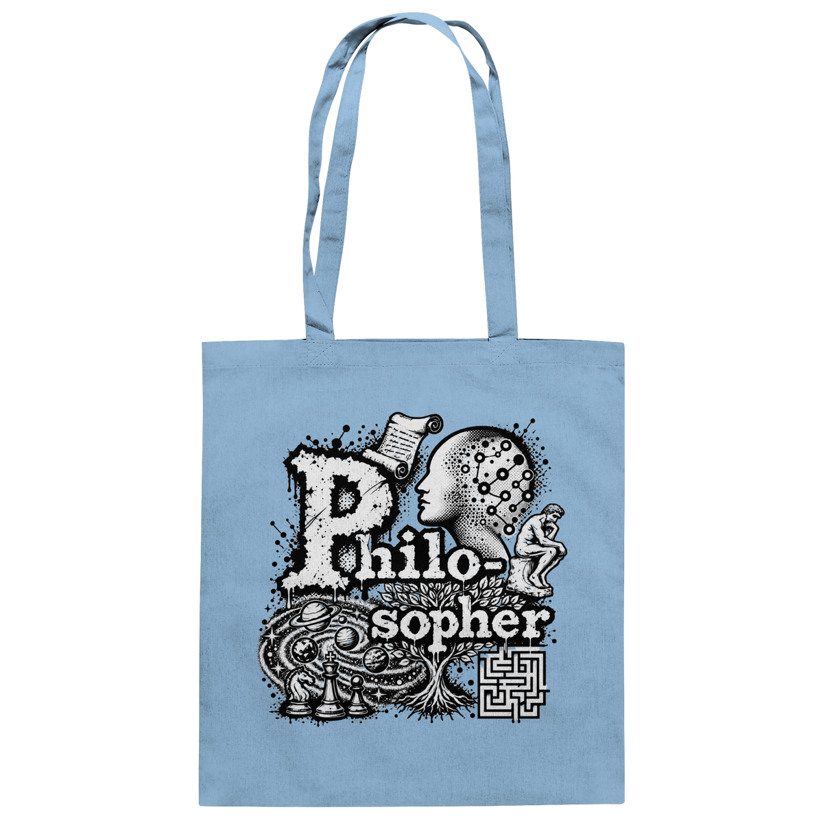 The Philosopher - Baumwolltasche