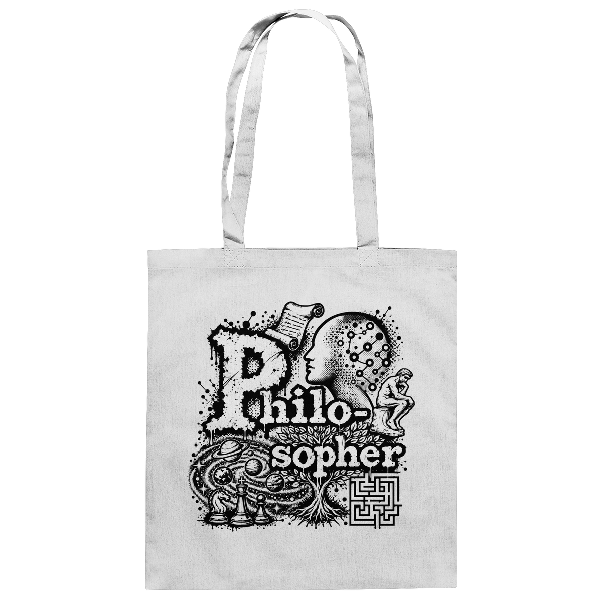 The Philosopher - Baumwolltasche
