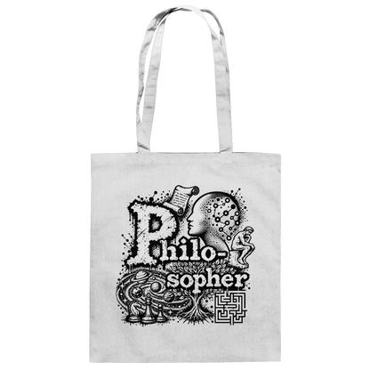 The Philosopher - Baumwolltasche