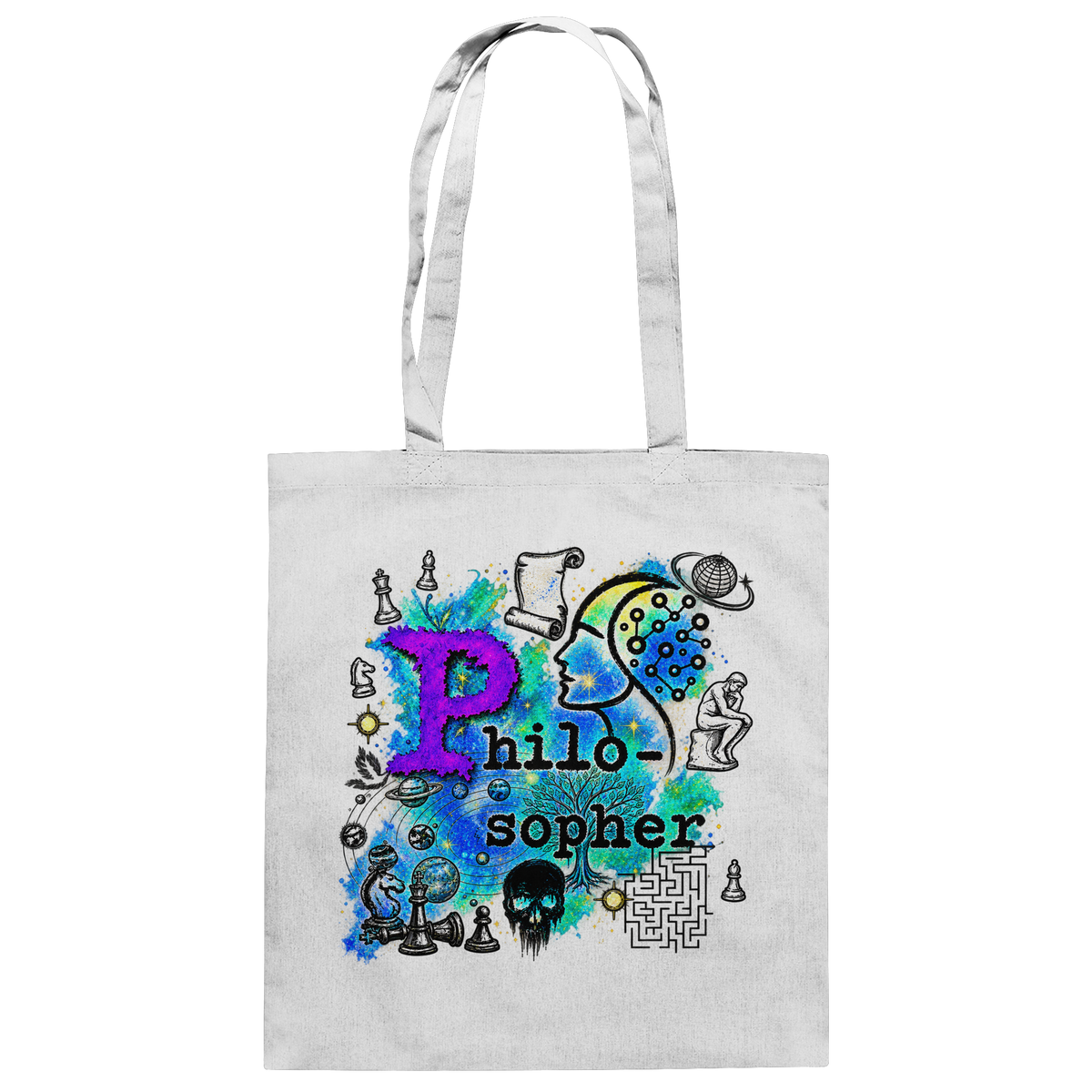 The Philosopher - Baumwolltasche