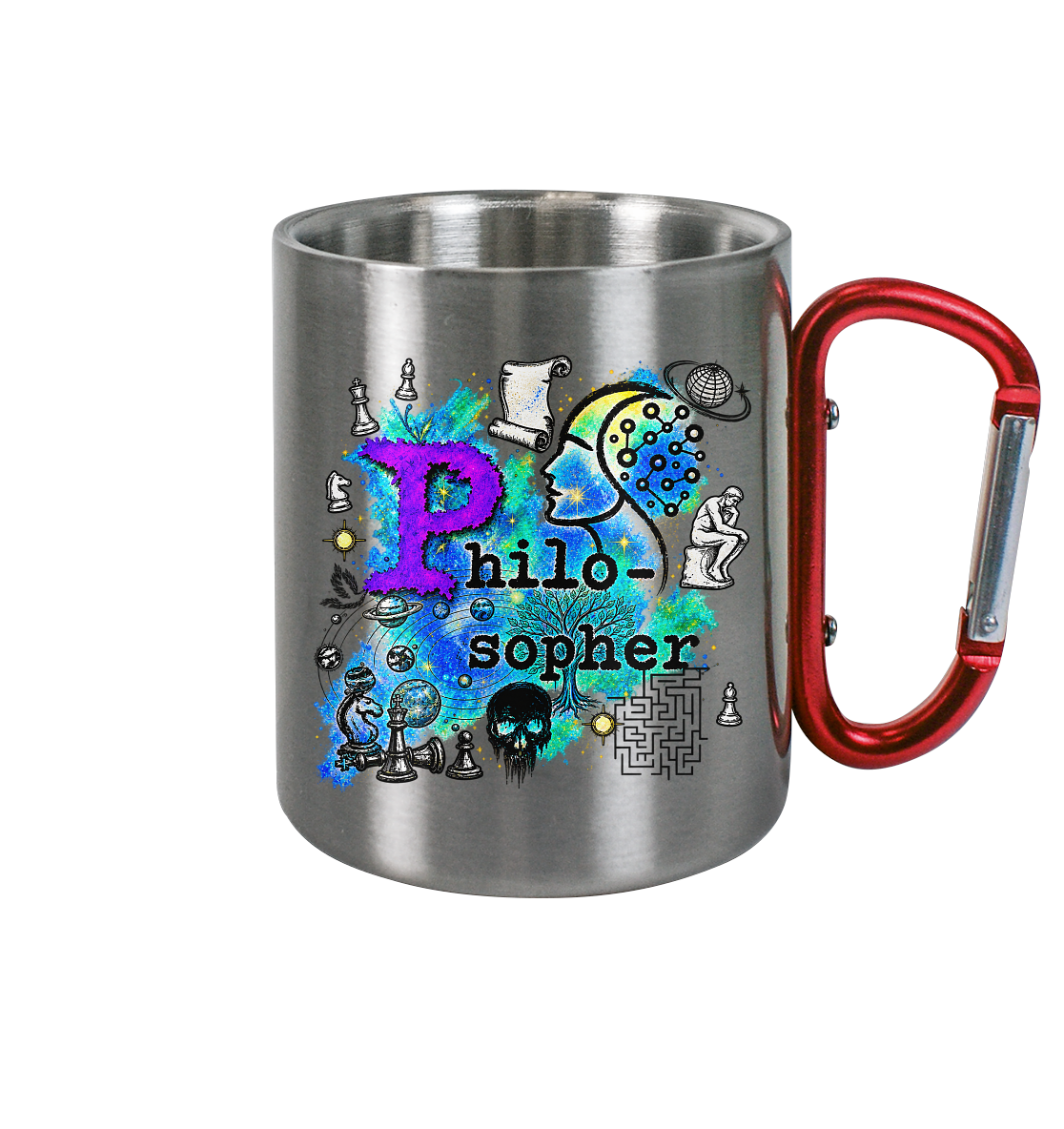 The Philosopher - Edelstahl Tasse