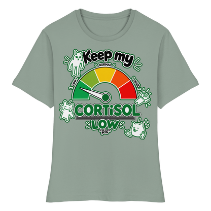 low CORTiSOL - Fitted Ladies Organic Shirt