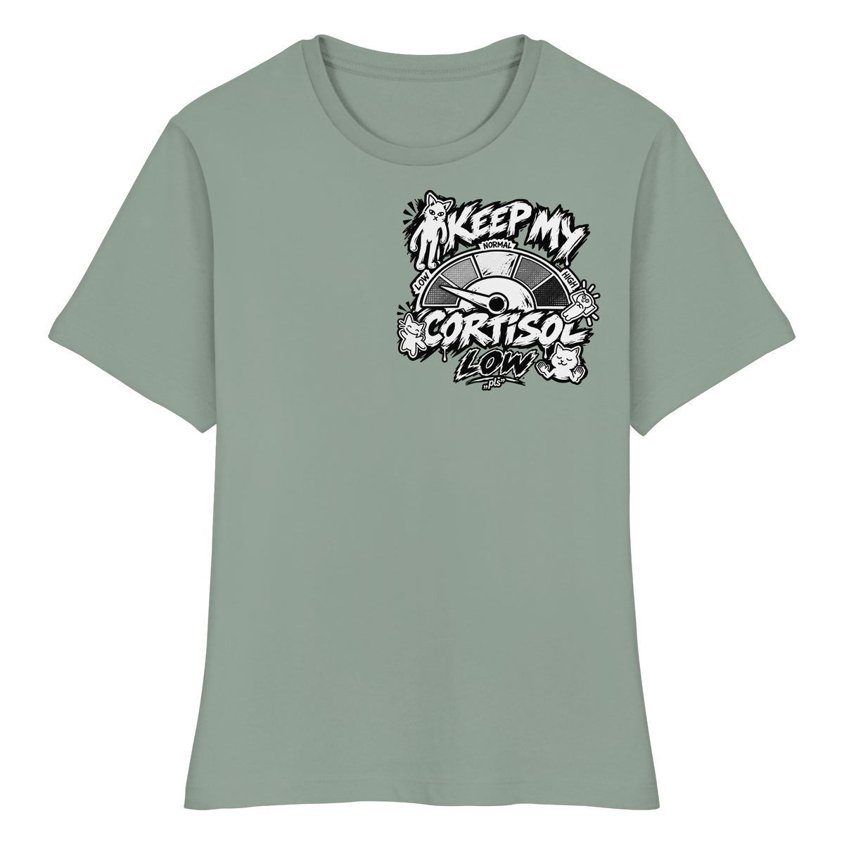 low CORTiSOL - Fitted Ladies Organic Shirt