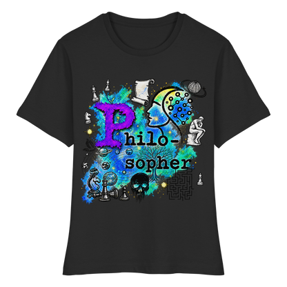 The Philosopher - Fitted Ladies Organic Shirt