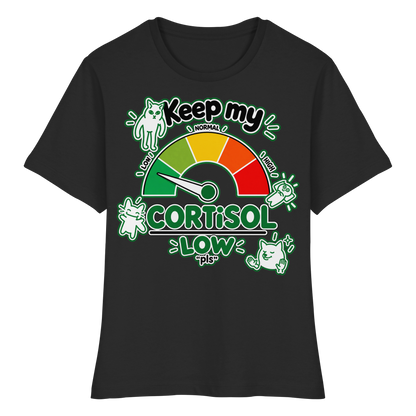 low CORTiSOL - Fitted Ladies Organic Shirt