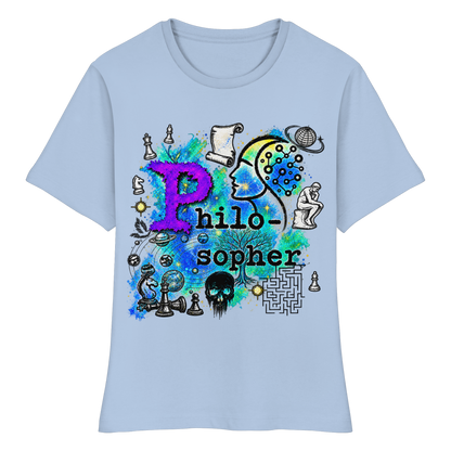 The Philosopher - Fitted Ladies Organic Shirt