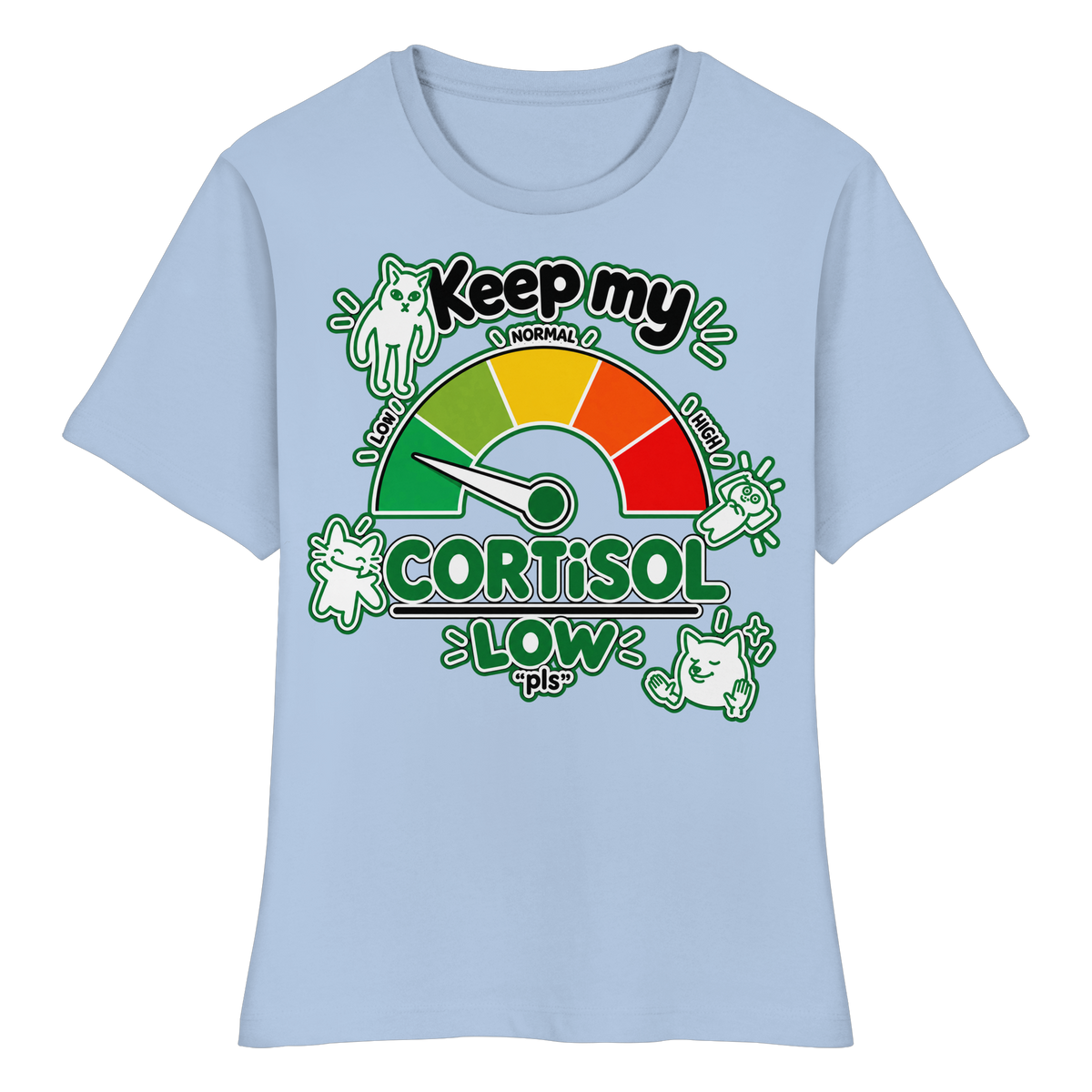 low CORTiSOL - Fitted Ladies Organic Shirt