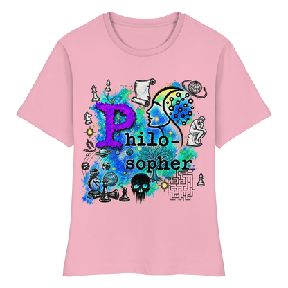 The Philosopher - Fitted Ladies Organic Shirt