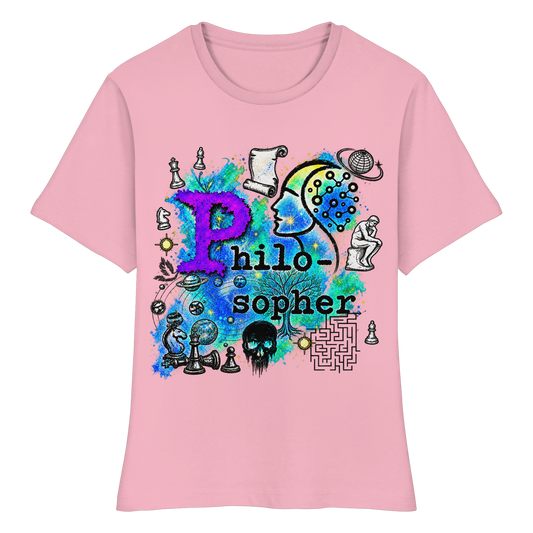 The Philosopher - Fitted Ladies Organic Shirt
