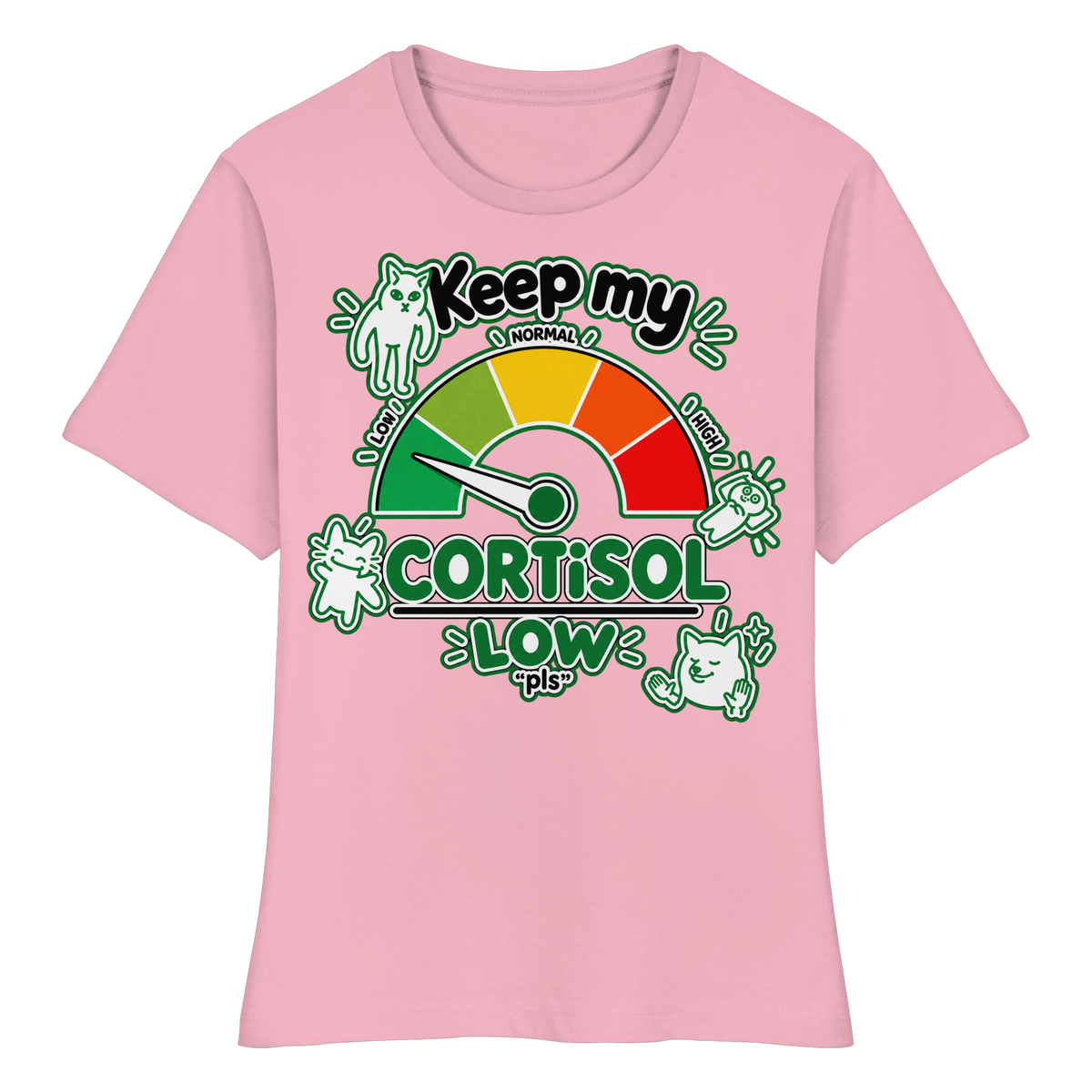 low CORTiSOL - Fitted Ladies Organic Shirt