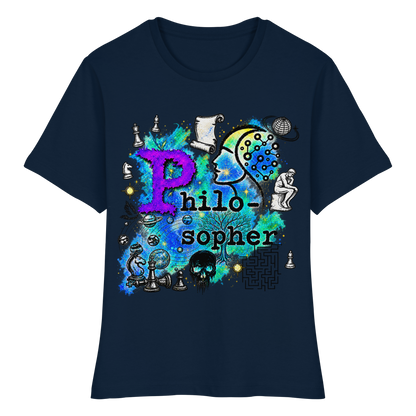 The Philosopher - Fitted Ladies Organic Shirt