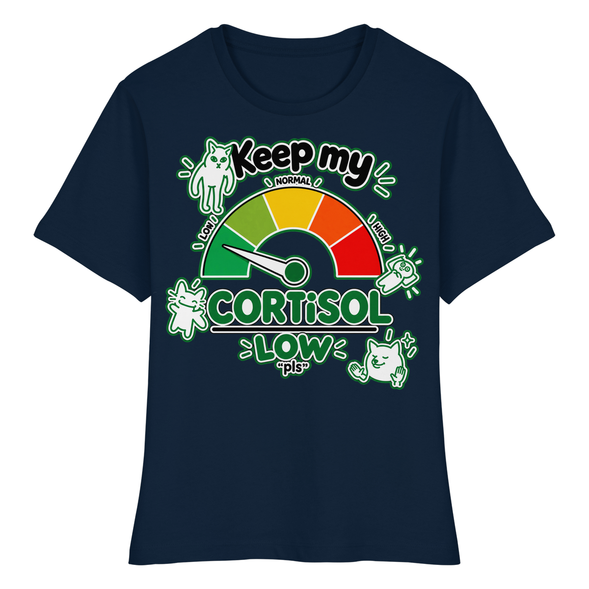 low CORTiSOL - Fitted Ladies Organic Shirt