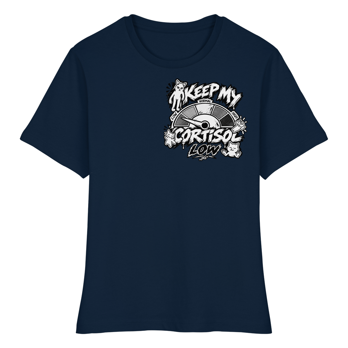 low CORTiSOL - Fitted Ladies Organic Shirt