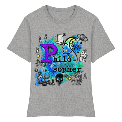 The Philosopher - Fitted Ladies Organic Shirt