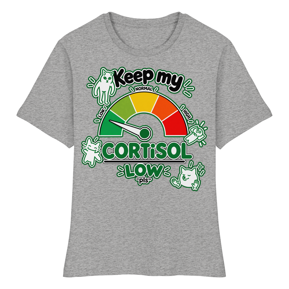 low CORTiSOL - Fitted Ladies Organic Shirt