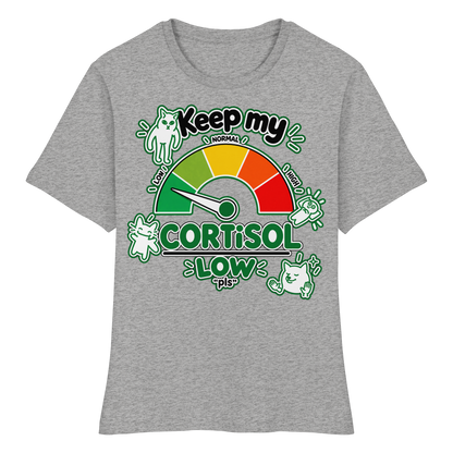 low CORTiSOL - Fitted Ladies Organic Shirt
