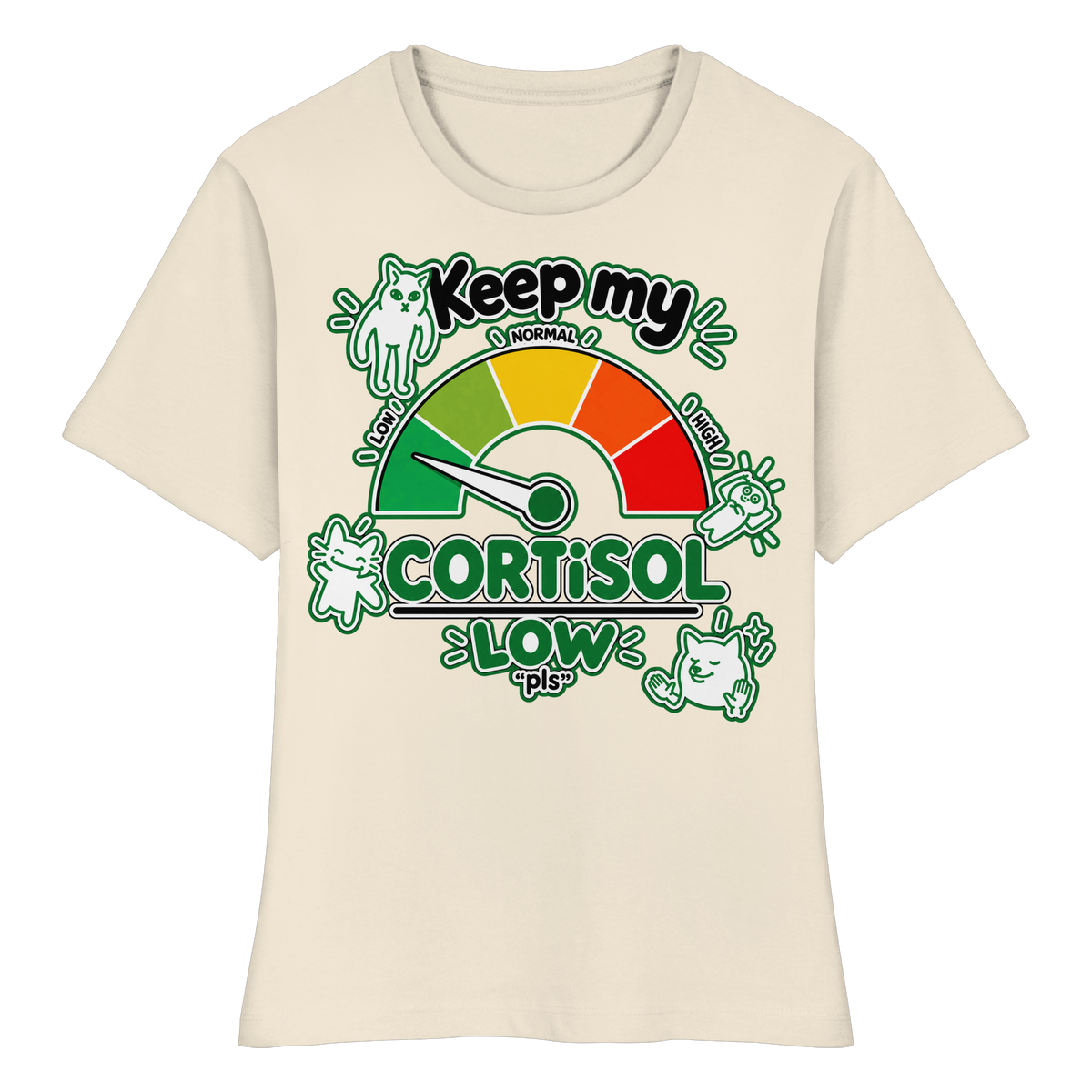 low CORTiSOL - Fitted Ladies Organic Shirt