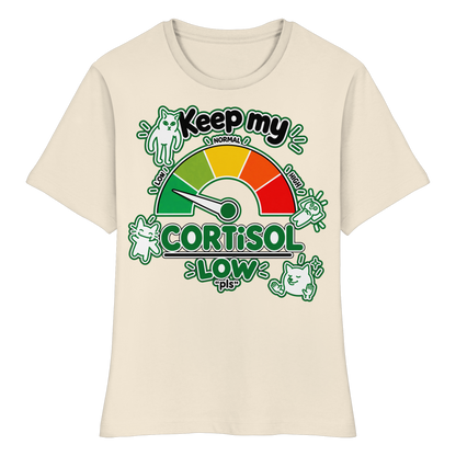 low CORTiSOL - Fitted Ladies Organic Shirt