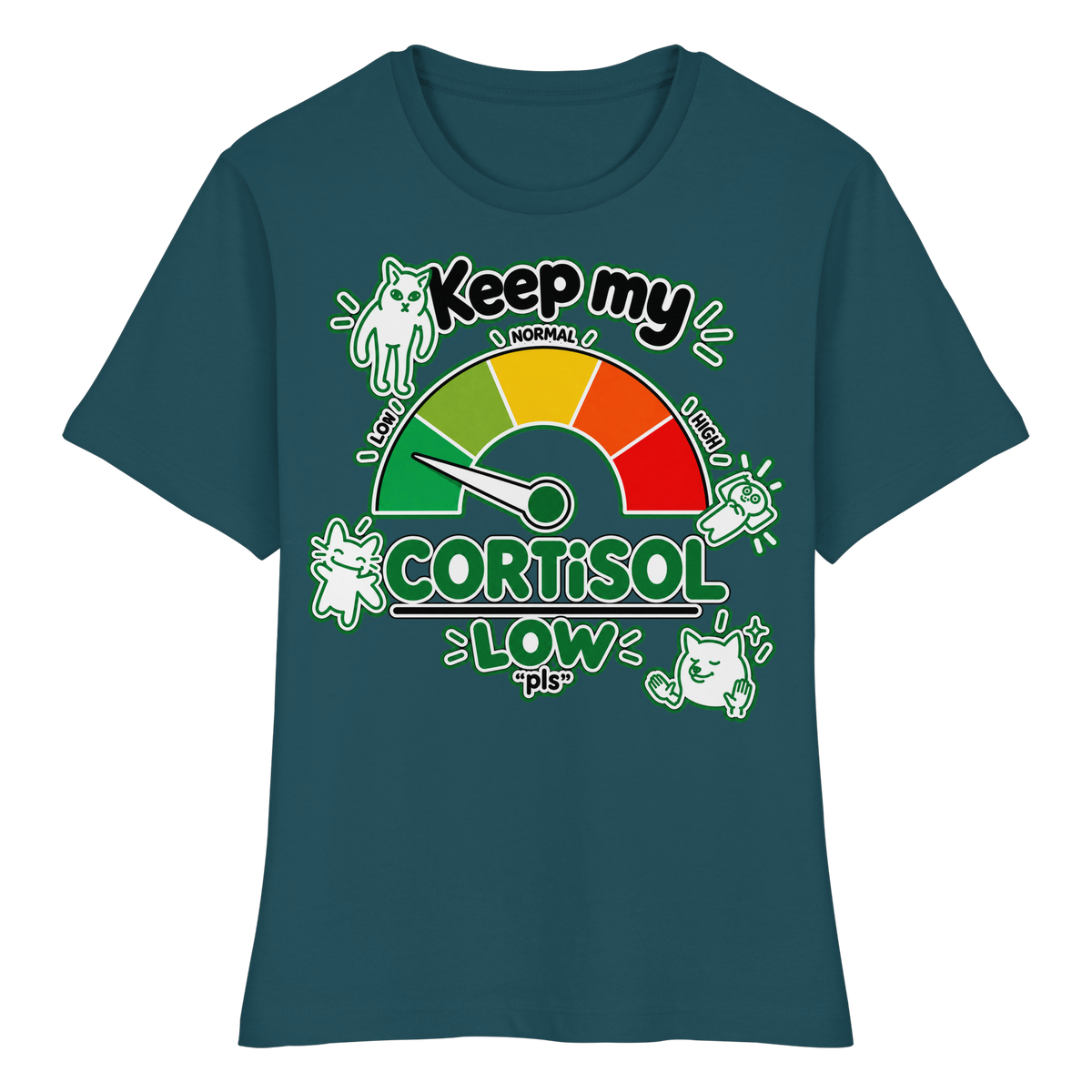 low CORTiSOL - Fitted Ladies Organic Shirt