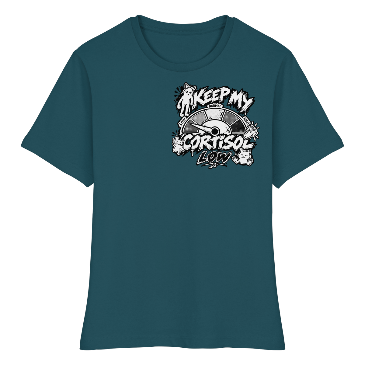 low CORTiSOL - Fitted Ladies Organic Shirt