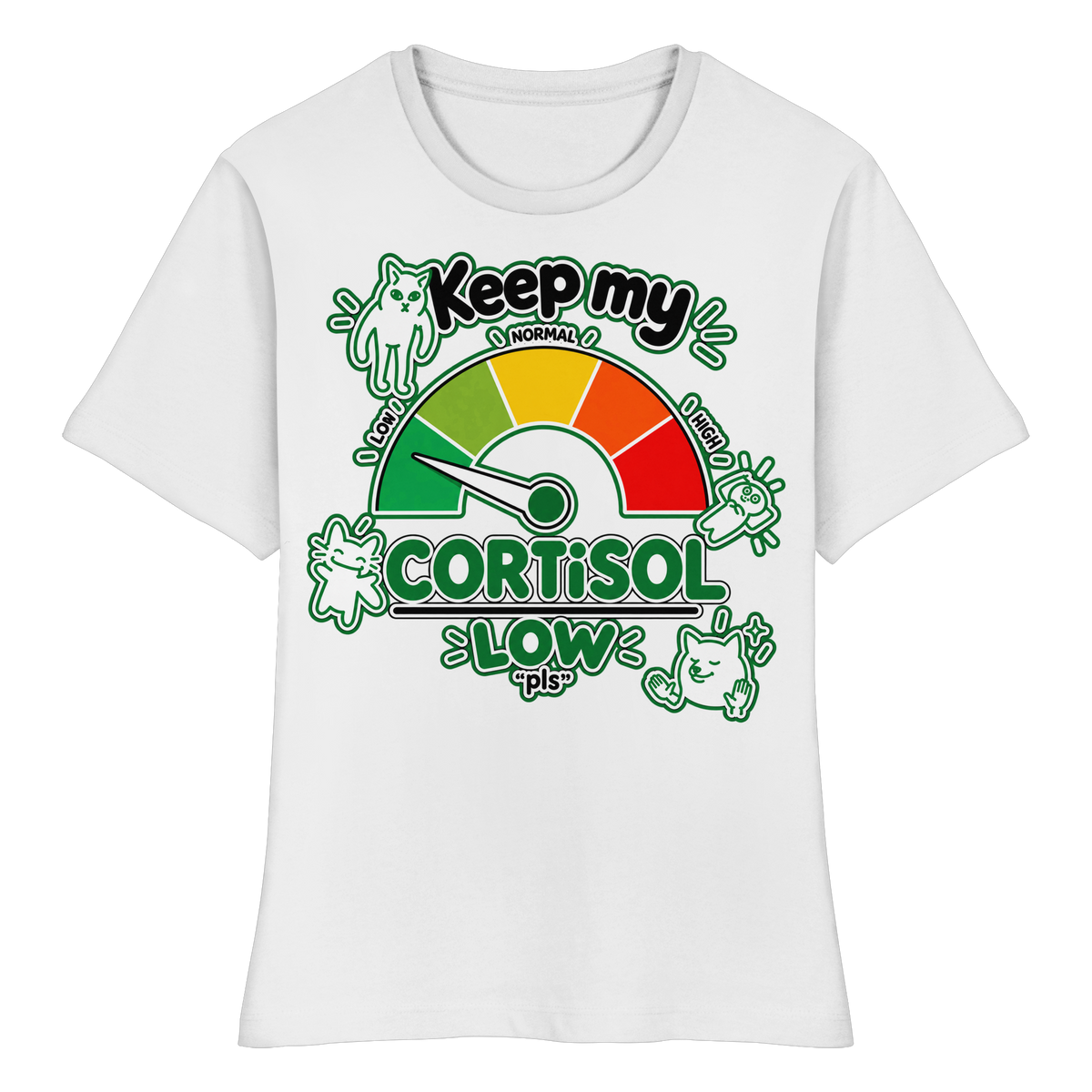 low CORTiSOL - Fitted Ladies Organic Shirt