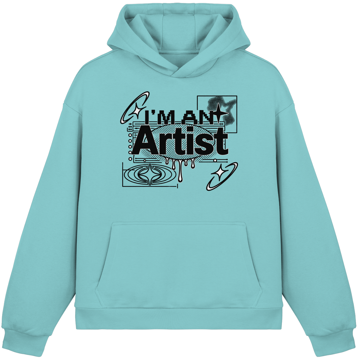 The Artist BASiCS - Fluffy Boxcut Hoodie