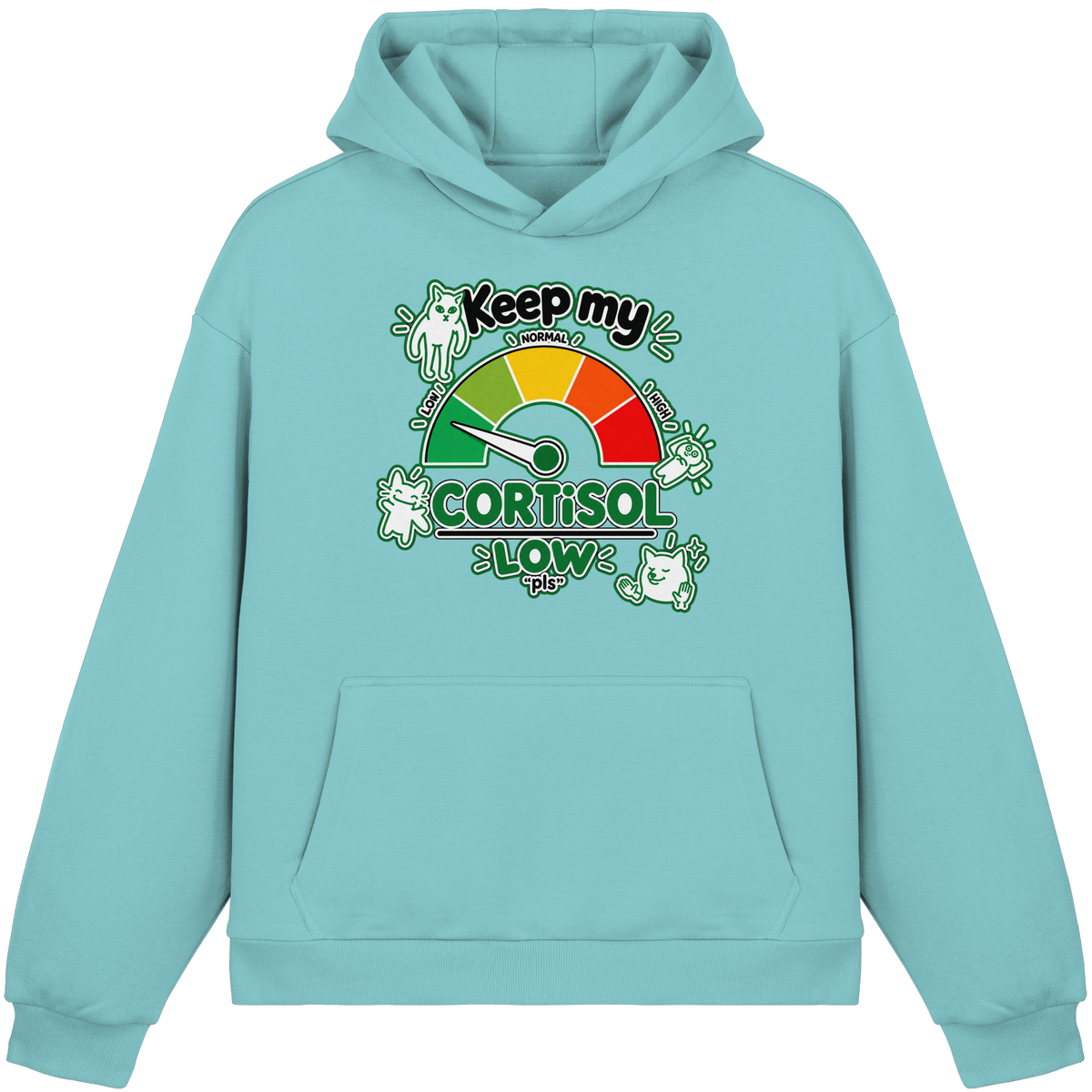 low CORTiSOL - Fluffy Boxcut Hoodie