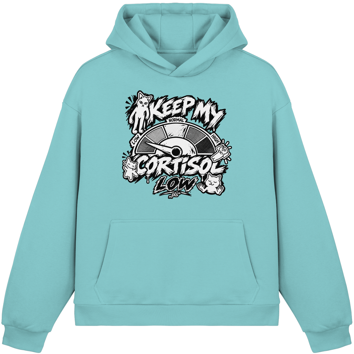 low CORTiSOL - Fluffy Boxcut Hoodie