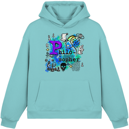 The Philosopher - Fluffy Boxcut Hoodie