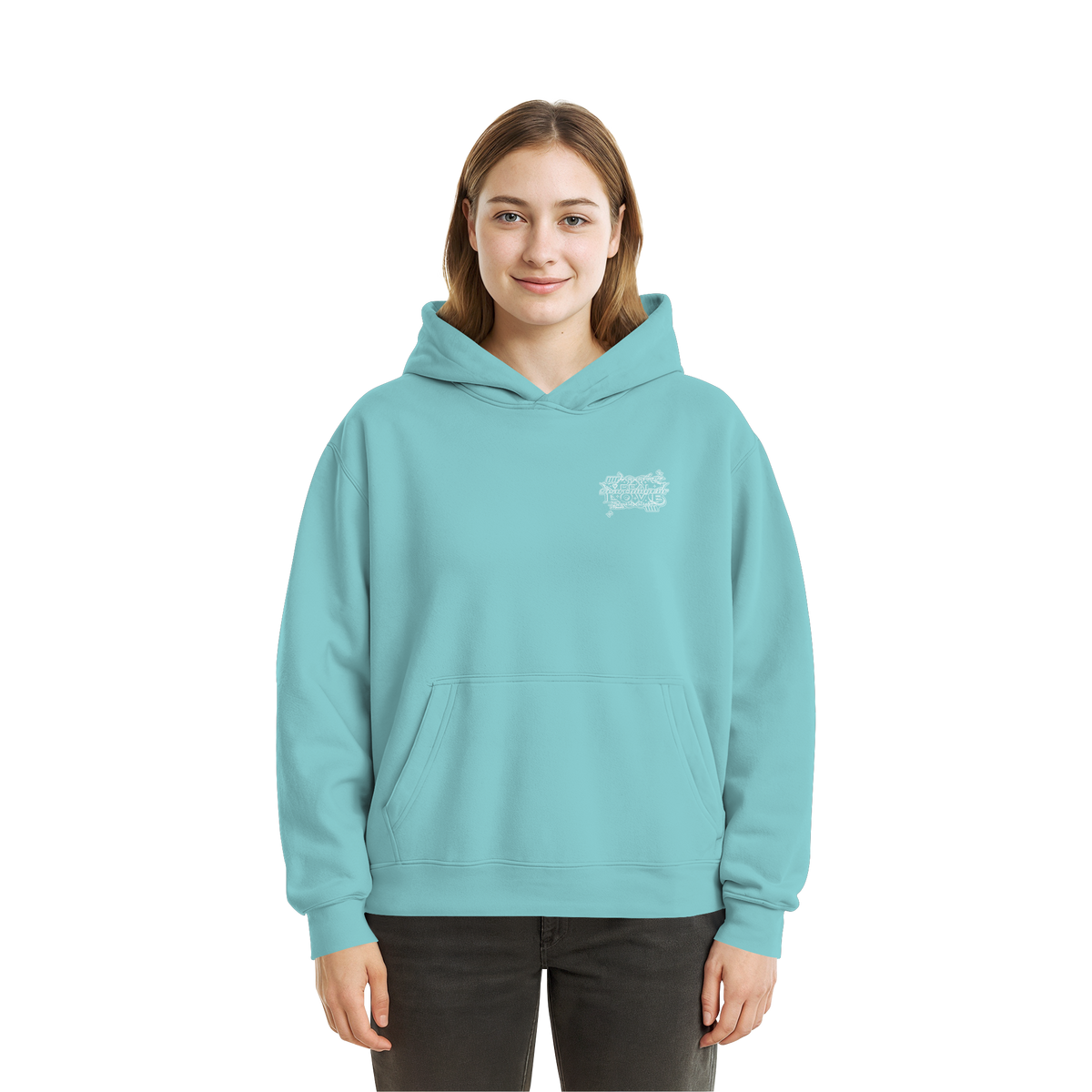 The REAL LOVE BASiCS - Fluffy Boxcut Hoodie