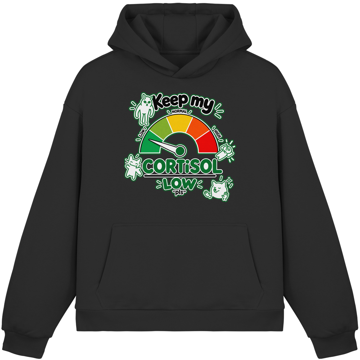 low CORTiSOL - Fluffy Boxcut Hoodie