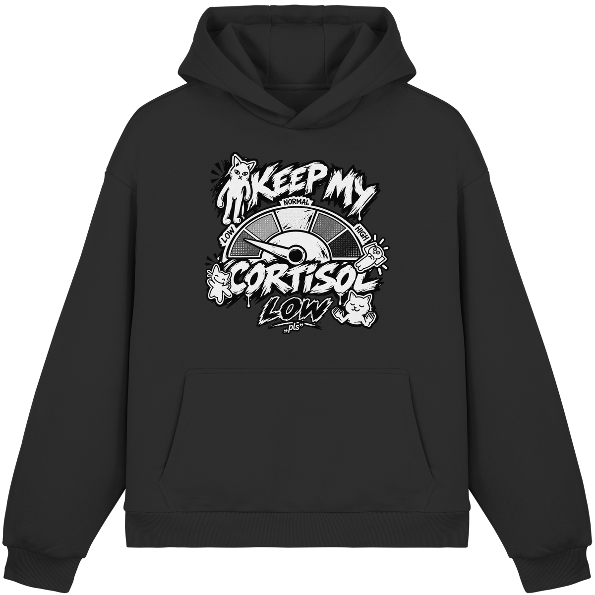 low CORTiSOL - Fluffy Boxcut Hoodie