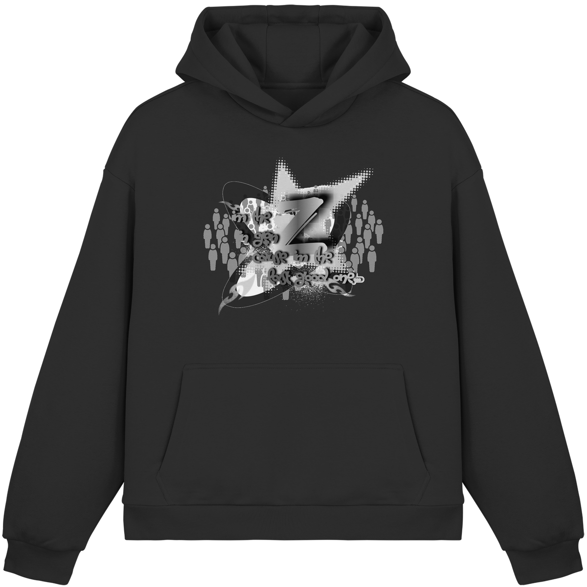 The Rebellion Z BASiC - Fluffy Boxcut Hoodie