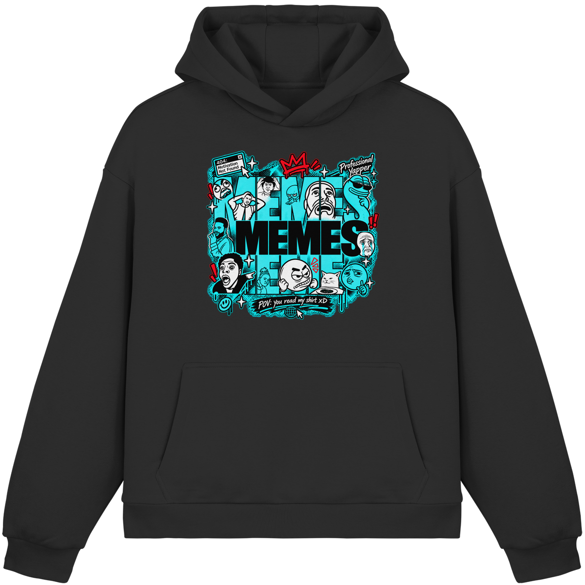 The Meme - Fluffy Boxcut Hoodie