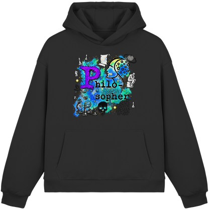 The Philosopher - Fluffy Boxcut Hoodie