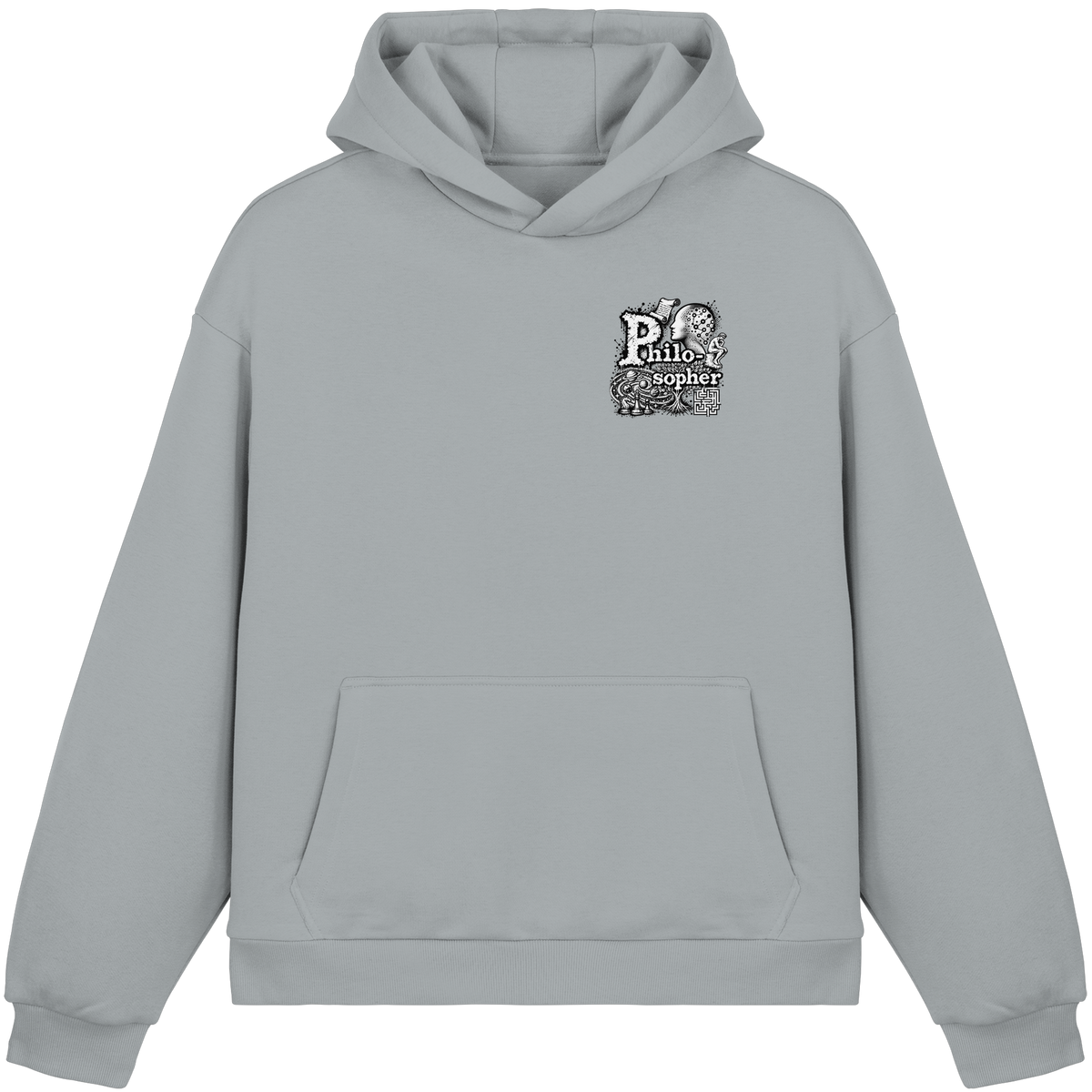 The Philosopher - Fluffy Boxcut Hoodie